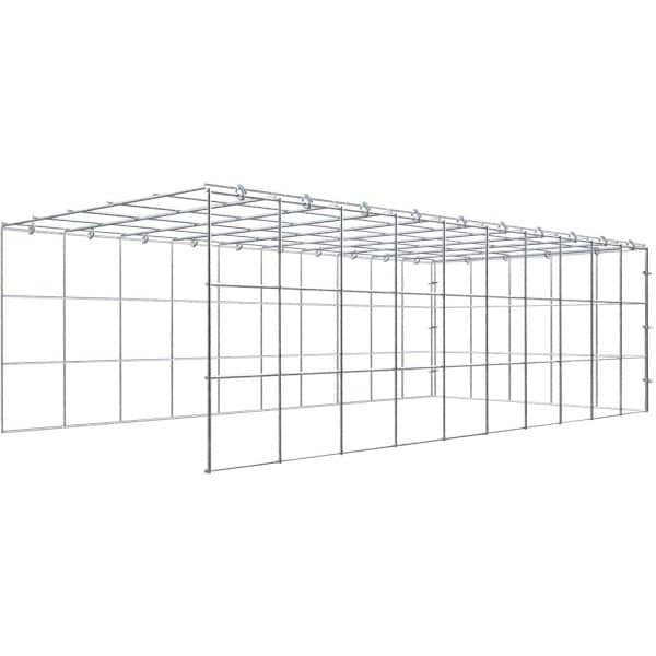 Gabiona C-Ring-Gabione-Anbaukorb Typ 4 30 x 100 x 50 cm Maschenw 10 x 10 cm