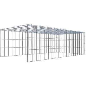 Gabiona C-Ring-Gabione-Anbaukorb Typ 4 30 x 100 x 50 cm Maschenw 5 x 10 cm