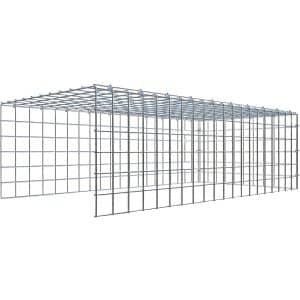 Gabiona C-Ring-Gabione-Anbaukorb Typ 4 30 x 100 x 50 cm Maschenw 5 x 5 cm