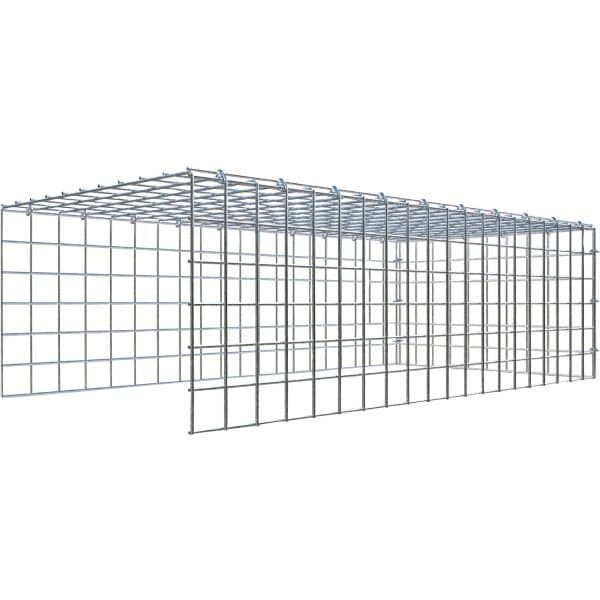 Gabiona C-Ring-Gabione-Anbaukorb Typ 4 30 x 100 x 50 cm Maschenw 5 x 5 cm