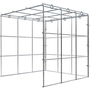 Gabiona C-Ring-Gabione-Anbaukorb Typ 4 30 x 30 x 30 cm Maschenw 10 x 10 cm