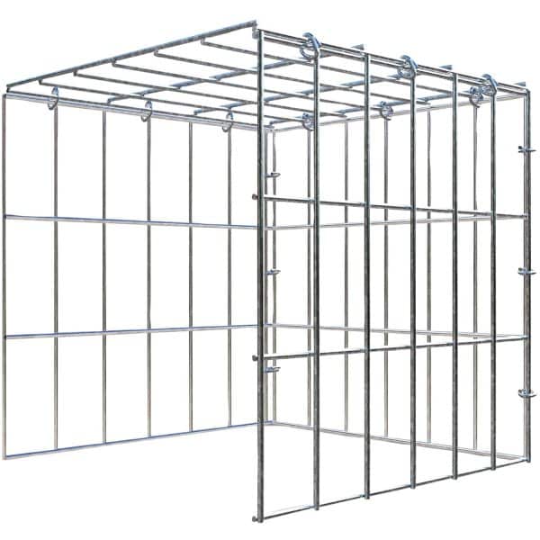 Gabiona C-Ring-Gabione-Anbaukorb Typ 4 30 x 30 x 30 cm Maschenw 5 x 10 cm