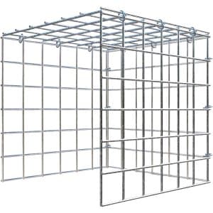 Gabiona C-Ring-Gabione-Anbaukorb Typ 4 30 x 30 x 30 cm Maschenw 5 x 5 cm