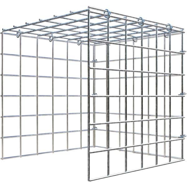 Gabiona C-Ring-Gabione-Anbaukorb Typ 4 30 x 30 x 30 cm Maschenw 5 x 5 cm