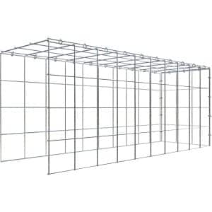 Gabiona C-Ring-Gabione-Anbaukorb Typ 4 40 x 100 x 30 cm Maschenw 10 x 10 cm