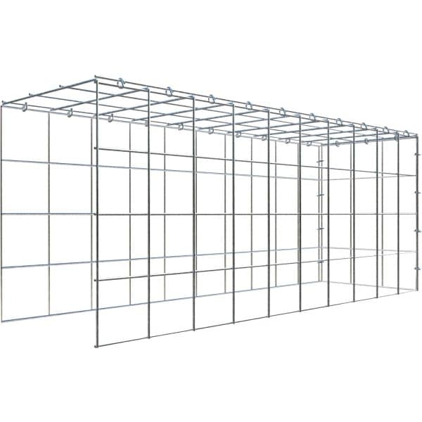 Gabiona C-Ring-Gabione-Anbaukorb Typ 4 40 x 100 x 30 cm Maschenw 10 x 10 cm