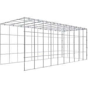 Gabiona C-Ring-Gabione-Anbaukorb Typ 4 40 x 100 x 40 cm Maschenw 10 x 10 cm