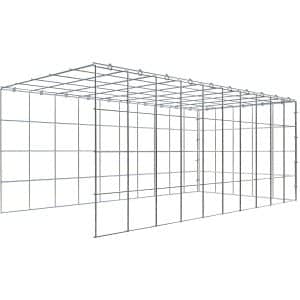 Gabiona C-Ring-Gabione-Anbaukorb Typ 4 40 x 100 x 50 cm Maschenw 10 x 10 cm