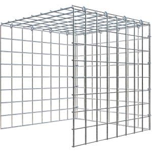 Gabiona C-Ring-Gabione-Anbaukorb Typ 4 40 x 40 x 40 cm Maschenw 5 x 5 cm