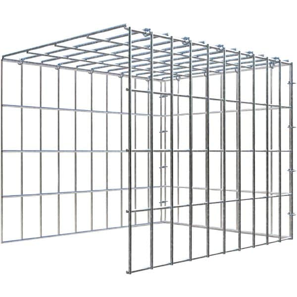 Gabiona C-Ring-Gabione-Anbaukorb Typ 4 40 x 50 x 40 cm Maschenw 5 x 10 cm