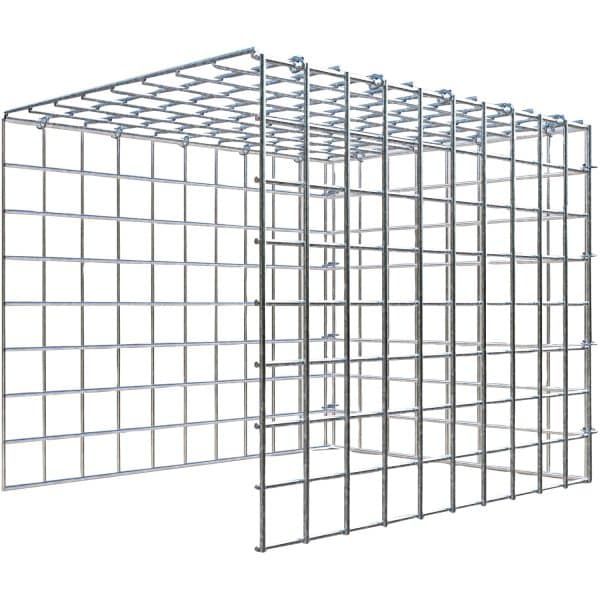 Gabiona C-Ring-Gabione-Anbaukorb Typ 4 40 x 50 x 40 cm Maschenw 5 x 5 cm