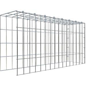 Gabiona C-Ring-Gabione-Anbaukorb Typ 4 40 x 80 x 20 cm Maschenw 5 x 10 cm