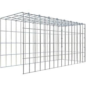 Gabiona C-Ring-Gabione-Anbaukorb Typ 4 40 x 80 x 30 cm Maschenw 5 x 10 cm