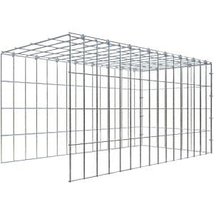 Gabiona C-Ring-Gabione-Anbaukorb Typ 4 40 x 80 x 40 cm Maschenw 5 x 10 cm