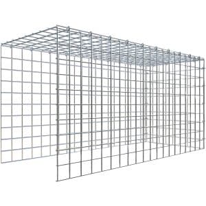 Gabiona C-Ring-Gabione-Anbaukorb Typ 4 50 x 100 x 40 cm Maschenw 5 x 5 cm