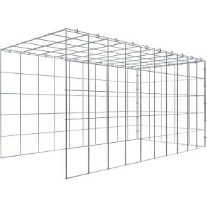 Gabiona C-Ring-Gabione-Anbaukorb Typ 4 50 x 100 x 50 cm Maschenw 10 x 10 cm