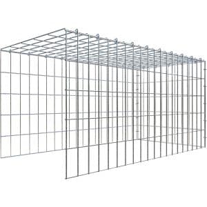 Gabiona C-Ring-Gabione-Anbaukorb Typ 4 50 x 100 x 50 cm Maschenw 5 x 10 cm