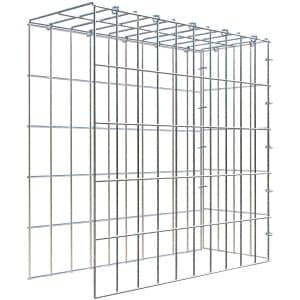 Gabiona C-Ring-Gabione-Anbaukorb Typ 4 50 x 50 x 20 cm Maschenw 5 x 10 cm