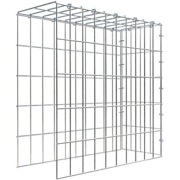 Gabiona C-Ring-Gabione-Anbaukorb Typ 4 50 x 50 x 20 cm Maschenw 5 x 10 cm
