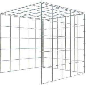 Gabiona C-Ring-Gabione-Anbaukorb Typ 4 50 x 50 x 50 cm Maschenw 10 x 10 cm