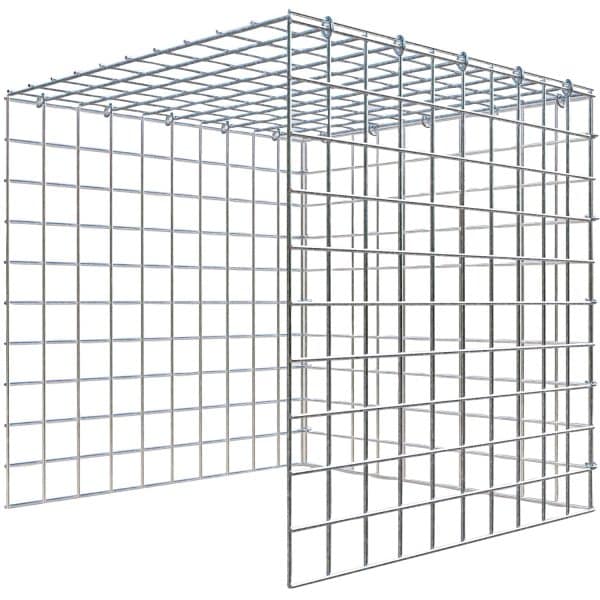 Gabiona C-Ring-Gabione-Anbaukorb Typ 4 50 x 50 x 50 cm Maschenw 5 x 5 cm