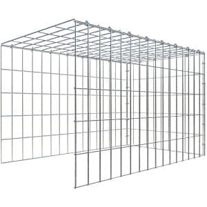 Gabiona C-Ring-Gabione-Anbaukorb Typ 4 50 x 80 x 50 cm Maschenw 5 x 10 cm