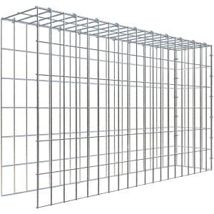 Gabiona C-Ring-Gabione-Anbaukorb Typ 4 60 x 100 x 20 cm Maschenw 5 x 10 cm