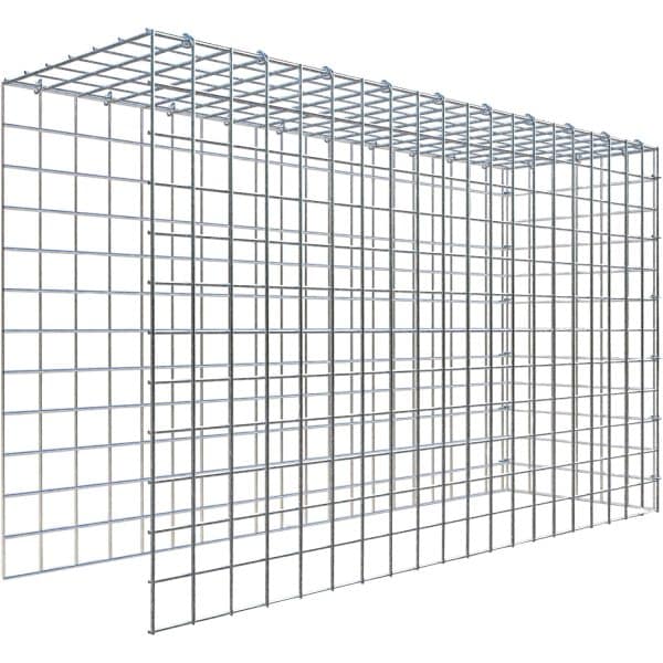Gabiona C-Ring-Gabione-Anbaukorb Typ 4 60 x 100 x 30 cm Maschenw 5 x 5 cm