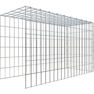 Gabiona C-Ring-Gabione-Anbaukorb Typ 4 60 x 100 x 40 cm Maschenw 5 x 10 cm