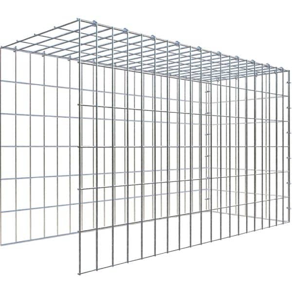 Gabiona C-Ring-Gabione-Anbaukorb Typ 4 60 x 100 x 40 cm Maschenw 5 x 10 cm