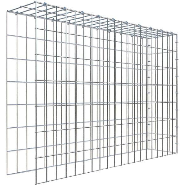 Gabiona C-Ring-Gabione-Anbaukorb Typ 4 70 x 100 x 20 cm Maschenw 5 x 10 cm
