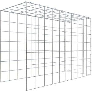 Gabiona C-Ring-Gabione-Anbaukorb Typ 4 70 x 100 x 40 cm Maschenw 10 x 10 cm