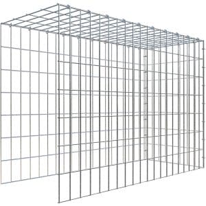 Gabiona C-Ring-Gabione-Anbaukorb Typ 4 70 x 100 x 40 cm Maschenw 5 x 10 cm