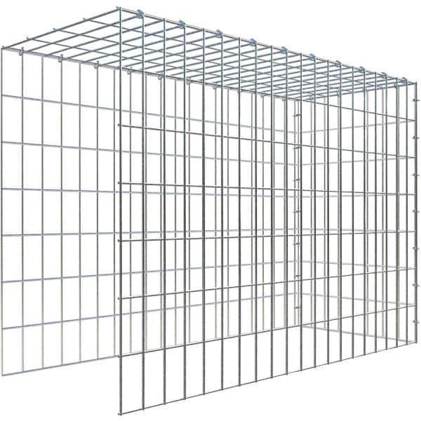 Gabiona C-Ring-Gabione-Anbaukorb Typ 4 70 x 100 x 40 cm Maschenw 5 x 10 cm