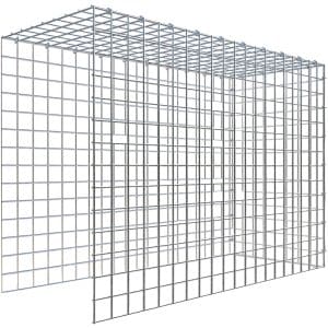 Gabiona C-Ring-Gabione-Anbaukorb Typ 4 70 x 100 x 40 cm Maschenw 5 x 5 cm