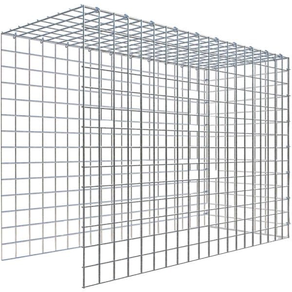 Gabiona C-Ring-Gabione-Anbaukorb Typ 4 70 x 100 x 40 cm Maschenw 5 x 5 cm