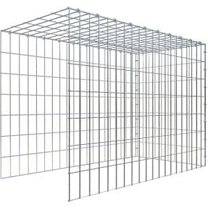 Gabiona C-Ring-Gabione-Anbaukorb Typ 4 70 x 100 x 50 cm Maschenw 5 x 10 cm