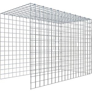 Gabiona C-Ring-Gabione-Anbaukorb Typ 4 70 x 100 x 50 cm Maschenw 5 x 5 cm
