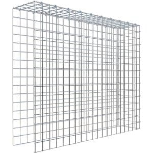Gabiona C-Ring-Gabione-Anbaukorb Typ 4 80 x 100 x 20 cm Maschenw 5 x 5 cm