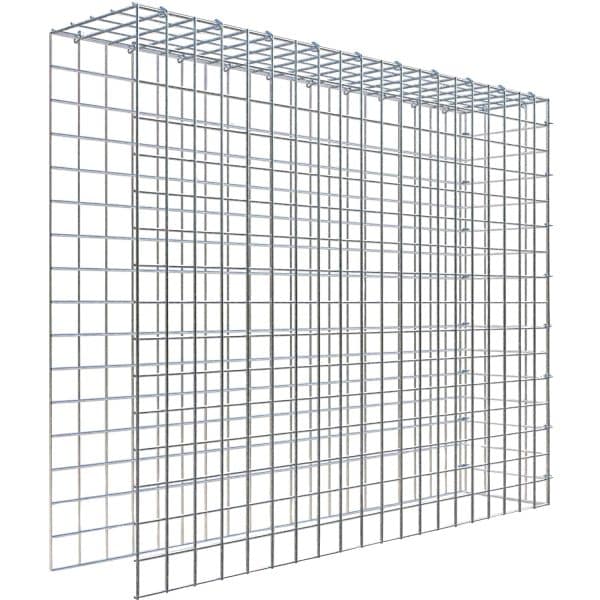 Gabiona C-Ring-Gabione-Anbaukorb Typ 4 80 x 100 x 20 cm Maschenw 5 x 5 cm
