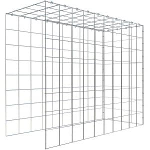 Gabiona C-Ring-Gabione-Anbaukorb Typ 4 80 x 100 x 40 cm Maschenw 10 x 10 cm