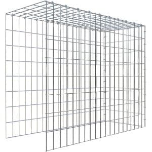 Gabiona C-Ring-Gabione-Anbaukorb Typ 4 80 x 100 x 40 cm Maschenw 5 x 10 cm