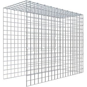 Gabiona C-Ring-Gabione-Anbaukorb Typ 4 80 x 100 x 40 cm Maschenw 5 x 5 cm