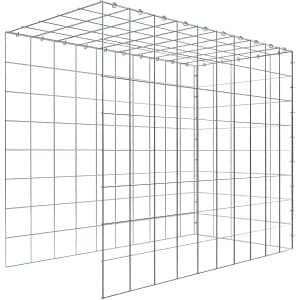 Gabiona C-Ring-Gabione-Anbaukorb Typ 4 80 x 100 x 50 cm Maschenw 10 x 10 cm