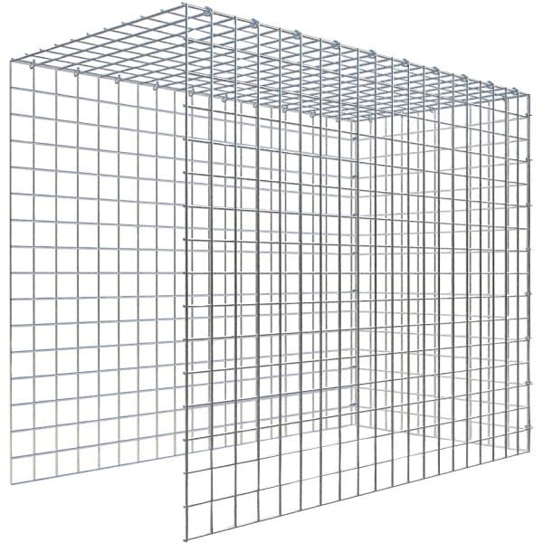 Gabiona C-Ring-Gabione-Anbaukorb Typ 4 80 x 100 x 50 cm Maschenw 5 x 5 cm