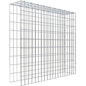 Gabiona C-Ring-Gabione-Anbaukorb Typ 4 90 x 100 x 20 cm Maschenw 5 x 10 cm