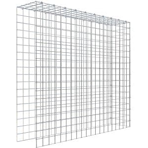 Gabiona C-Ring-Gabione-Anbaukorb Typ 4 90 x 100 x 20 cm Maschenw 5 x 5 cm