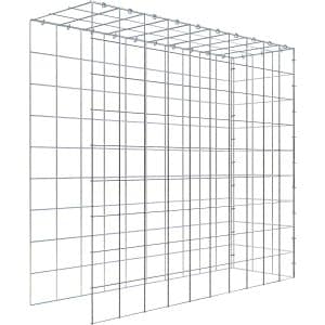 Gabiona C-Ring-Gabione-Anbaukorb Typ 4 90 x 100 x 30 cm Maschenw 10 x 10 cm
