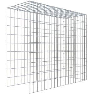 Gabiona C-Ring-Gabione-Anbaukorb Typ 4 90 x 100 x 40 cm Maschenw 5 x 10 cm