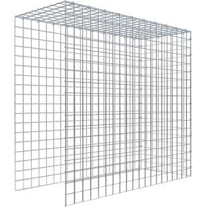 Gabiona C-Ring-Gabione-Anbaukorb Typ 4 90 x 100 x 40 cm Maschenw 5 x 5 cm